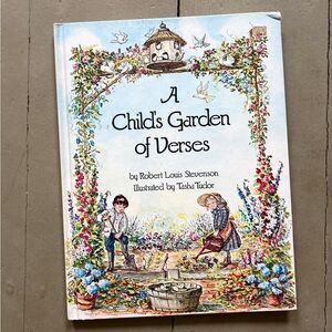 1981 A Child's Garden of Verses Nursery Rhymes English Garden Childhood